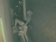 Couple public caught security cam suck fuck porn